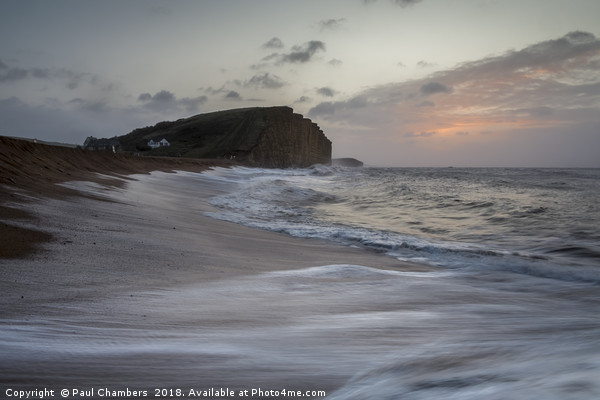 West Bay Sunrise Picture Board by Paul Chambers