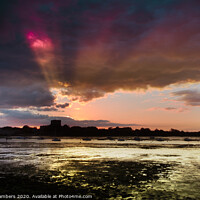 Buy canvas prints of Portchester Sunset by Paul Chambers