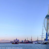 Buy canvas prints of Majestic Portsmouth Harbour by Paul Chambers