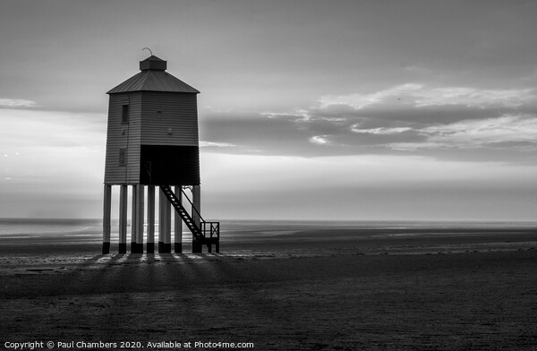 Burnham On Sea Lighthouse Picture Board by Paul Chambers