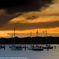 Buy canvas prints of Sunset Over Port Solent by Paul Chambers
