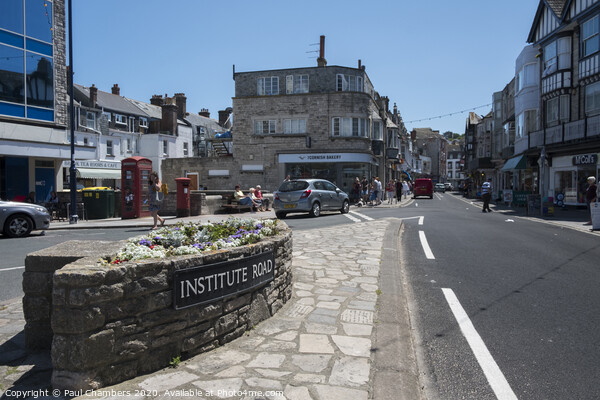 Institute Road Swanage  Picture Board by Paul Chambers