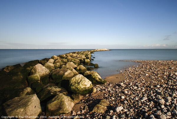 Majestic Sea Defence in Rhos On Sea Picture Board by Paul Chambers