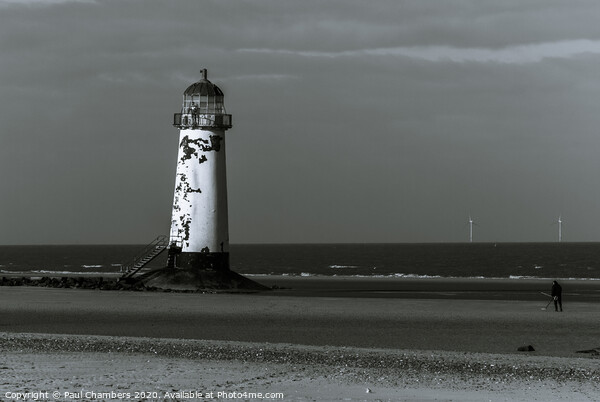 Talacre lighthouse Picture Board by Paul Chambers