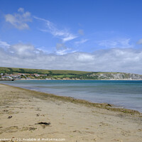 Buy canvas prints of Swanage Beach by Paul Chambers