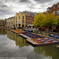 Buy canvas prints of Punts In Cambrige by Paul Chambers