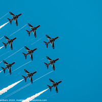 Buy canvas prints of THE RED ARROWS by Paul Chambers