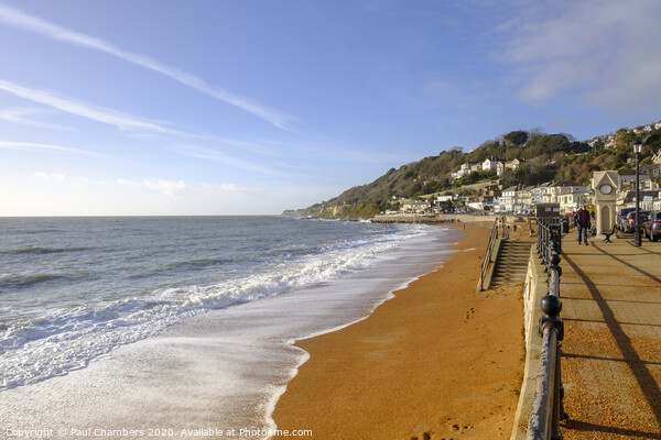 Ventnor Isle Of Wight Picture Board by Paul Chambers