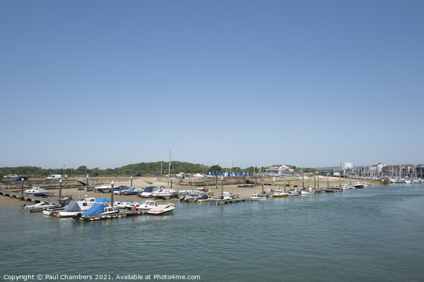 Littlehampton Marina with moored boats Picture Board by Paul Chambers