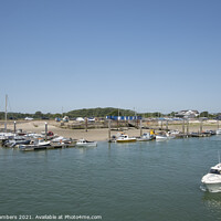 Buy canvas prints of Littlehampton Marina with moored boats and a small by Paul Chambers