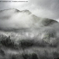 Buy canvas prints of The Misty Mountain by Mark Tomlinson
