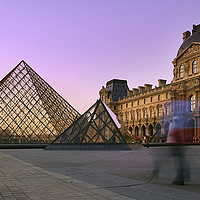 Buy canvas prints of Ghosts at the Louvre by Mark Tomlinson