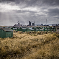 Buy canvas prints of Workers Huts by Mark Tomlinson