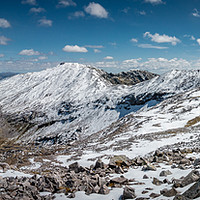 Buy canvas prints of Ben More Assynt & Conival by Mark Tomlinson