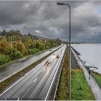 Buy canvas prints of A8 at Port Glasgow by GBR Photos