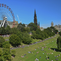 Buy canvas prints of  Edinburgh by GBR Photos