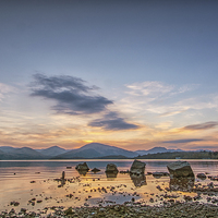 Buy canvas prints of  Loch Lomond Stones by GBR Photos