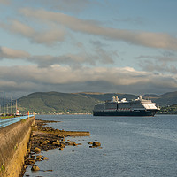 Buy canvas prints of Zuiderdam arrival on the clyde by GBR Photos