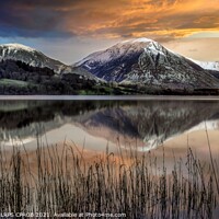 Buy canvas prints of CRUMMOCK WATER CALM by Tony Sharp LRPS CPAGB