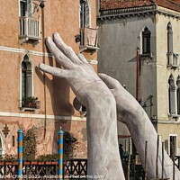 Buy canvas prints of Surprising Hands - VENICE by Tony Sharp LRPS CPAGB