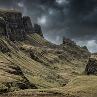 Buy canvas prints of A STORM APPROACHES - The Quiraing, Isle of Skye by Tony Sharp LRPS CPAGB