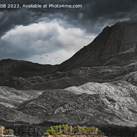 Buy canvas prints of A STORM GATHERS OVER THE WESTER ROSS HIGHLANDS by Tony Sharp LRPS CPAGB
