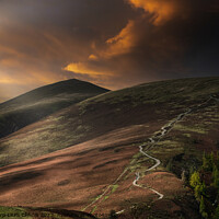 Buy canvas prints of SKIDDAW VIA THE 'TOURIST ROUTE' by Tony Sharp LRPS CPAGB