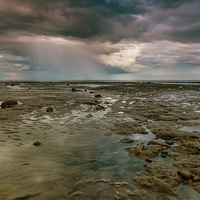 Buy canvas prints of  Distant Storm by Tony Sharp LRPS CPAGB