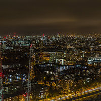 Buy canvas prints of  London Night View by Tony Sharp LRPS CPAGB
