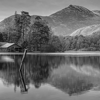 Buy canvas prints of  Derwent Water Boathouse by Tony Sharp LRPS CPAGB