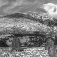 Buy canvas prints of  Blencathra Winter by Tony Sharp LRPS CPAGB
