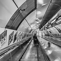 Buy canvas prints of Escalator by Tony Sharp LRPS CPAGB