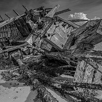 Buy canvas prints of Ship Wreck! by Tony Sharp LRPS CPAGB