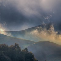 Buy canvas prints of Steaming Fells by Tony Sharp LRPS CPAGB