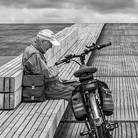 Buy canvas prints of Sitting on the Dock of the Bay by Tony Sharp LRPS CPAGB
