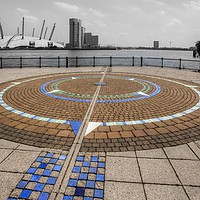 Buy canvas prints of Milenium Dome and Meridian by Tony Sharp LRPS CPAGB