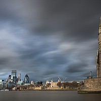 Buy canvas prints of A city view across The Thames by Tony Sharp LRPS CPAGB