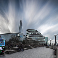 Buy canvas prints of Towards City Hall, London's South Bank by Tony Sharp LRPS CPAGB