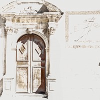 Buy canvas prints of DOORWAY IN SICILY by Tony Sharp LRPS CPAGB