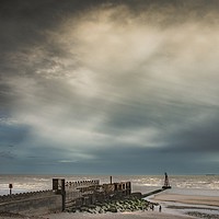 Buy canvas prints of RYE HARBOUR UNDER STORMY SKIES by Tony Sharp LRPS CPAGB