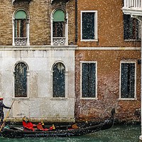 Buy canvas prints of A WINTER'S NAVIGATION -VENICE by Tony Sharp LRPS CPAGB