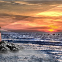 Buy canvas prints of SURREAL SEASCAPE by Tony Sharp LRPS CPAGB