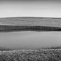 Buy canvas prints of SUSSEX DOWNS DEWPOND by Tony Sharp LRPS CPAGB