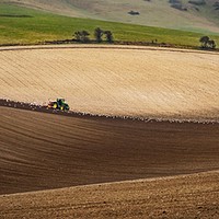 Buy canvas prints of PLOUGHING THE SOUTH DOWNS by Tony Sharp LRPS CPAGB