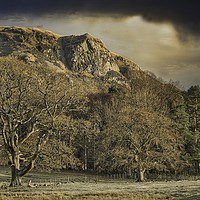 Buy canvas prints of WALLA CRAG, DERWENT WATER IN THE LATE AFTERNOON by Tony Sharp LRPS CPAGB