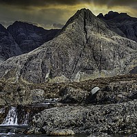Buy canvas prints of FAIRY POOLS - GLEN BRITTLE, ISLE OF SKYE by Tony Sharp LRPS CPAGB