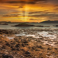Buy canvas prints of BARRA SUNSET by Tony Sharp LRPS CPAGB