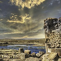 Buy canvas prints of BURIAL TOWER -SILLUSTANI, PERU by Tony Sharp LRPS CPAGB