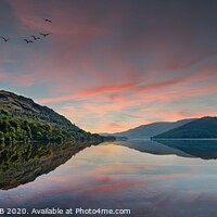 Buy canvas prints of CRUMMOCK WATER DUSK by Tony Sharp LRPS CPAGB