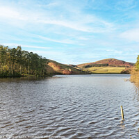 Buy canvas prints of Glencorse Reservoir Pentland Hills by Reg K Atkinson